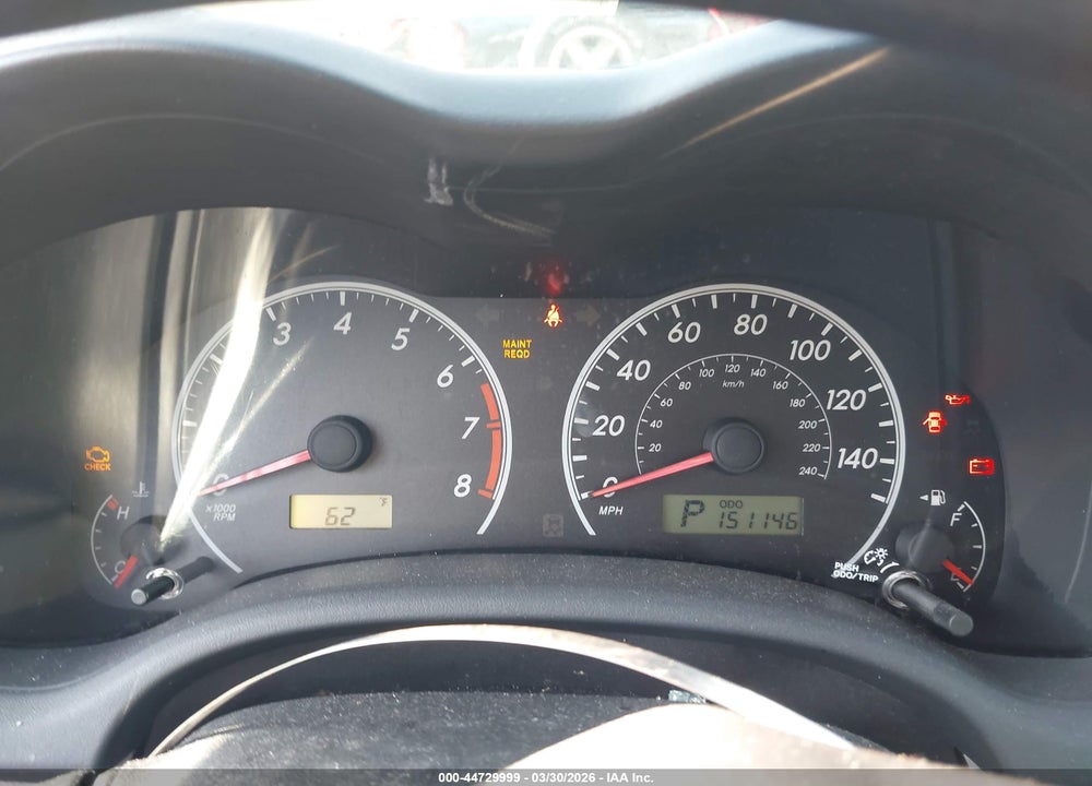 2013 TOYOTA COROLLA BA VIN: 2T1BU4EE4DC974276