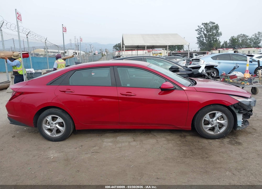 2021 HYUNDAI ELANTRA SE VIN: KMHLL4AG6MU147943