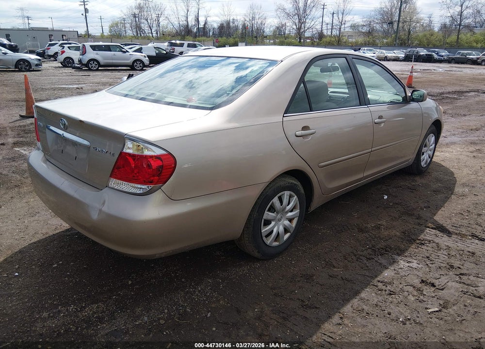 2005 TOYOTA CAMRY LE VIN: 4T1BE32K25U038867