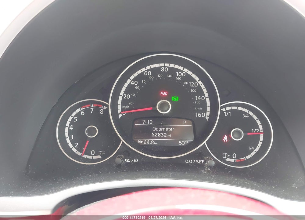 2014 VOLKSWAGEN BEETLE 2.5L VIN: 3VWJP7AT3EM608257