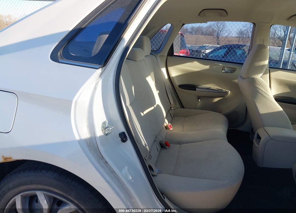 2009 SUBARU IMPREZA 2.5I VIN: JF1GE61639H503628