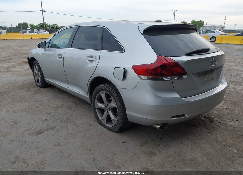 2013 TOYOTA VENZA LE V6 VIN: 4T3ZK3BB2DU059201