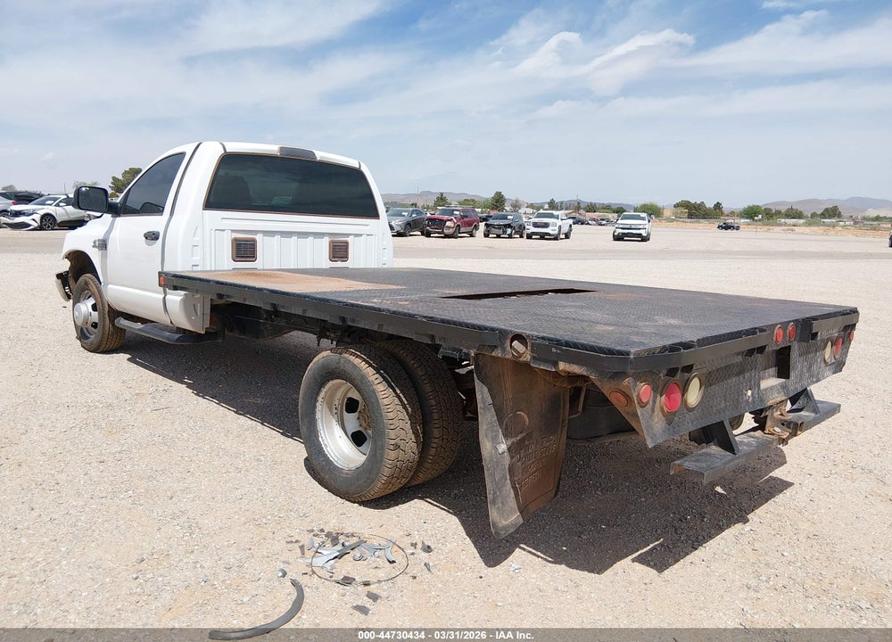 2007 DODGE RAM 3500 HD CHASSIS ST/SLT VIN: 3D2WG46A77G766337