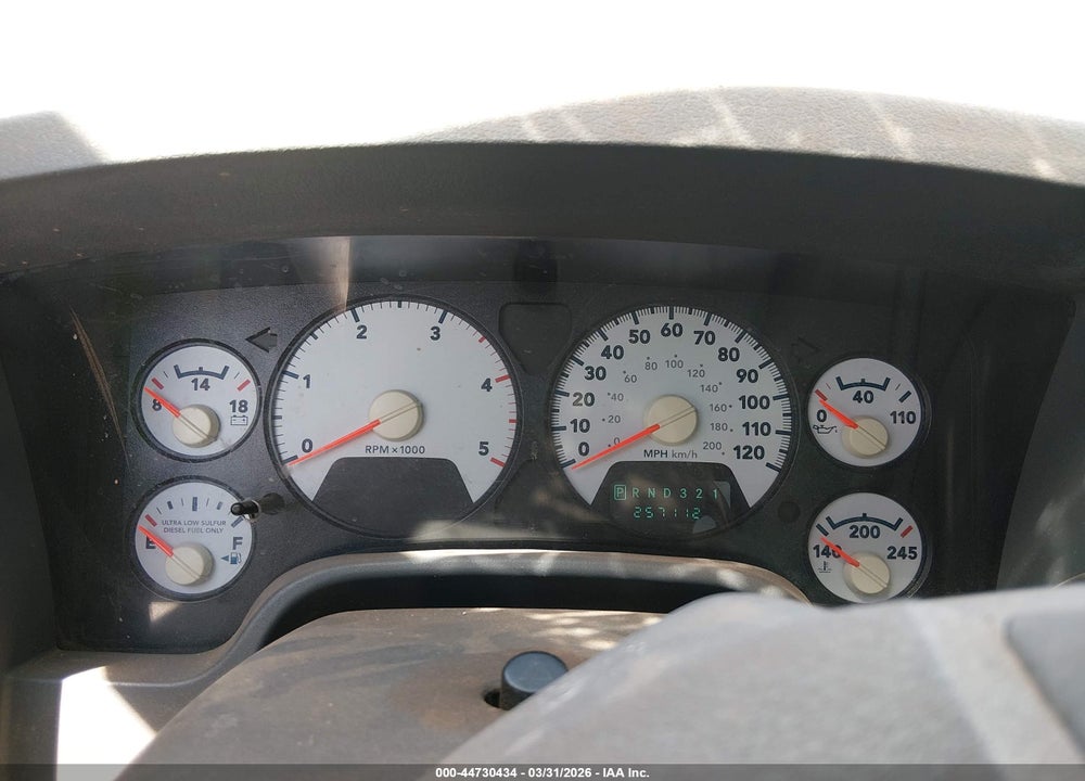 2007 DODGE RAM 3500 HD CHASSIS ST/SLT VIN: 3D2WG46A77G766337