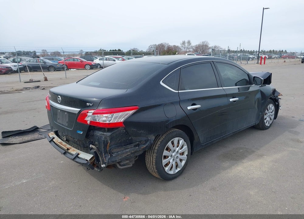 2013 NISSAN SENTRA SV VIN: 3N1AB7AP9DL666854