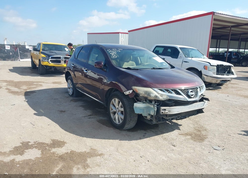 2014 NISSAN MURANO S VIN: JN8AZ1MU6EW407455