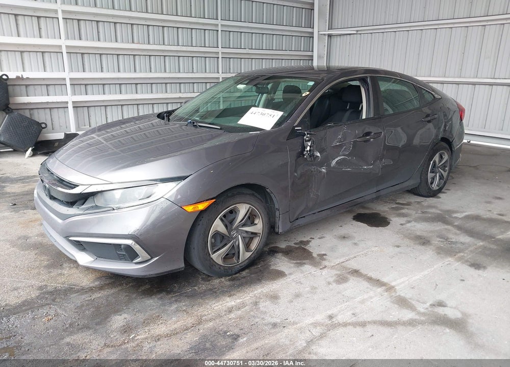 2019 HONDA CIVIC LX VIN: 19XFC2F62KE022620