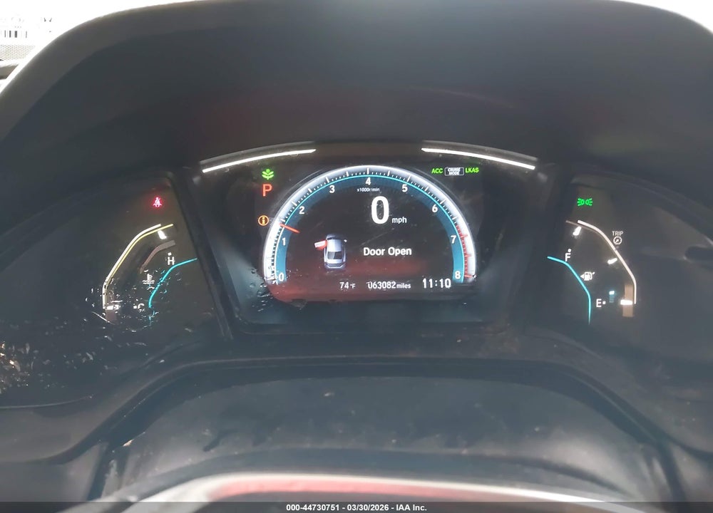2019 HONDA CIVIC LX VIN: 19XFC2F62KE022620