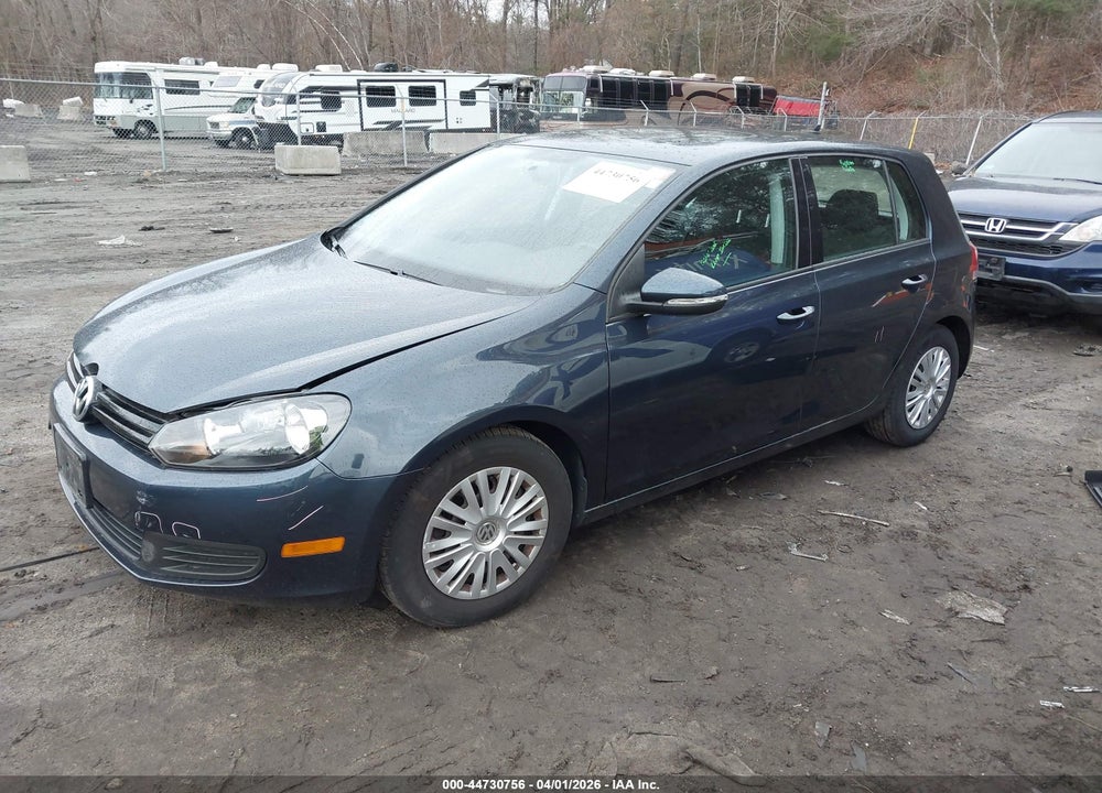 2012 VOLKSWAGEN GOLF 2.5L 4-DOOR VIN: WVWDB7AJ6CW249058