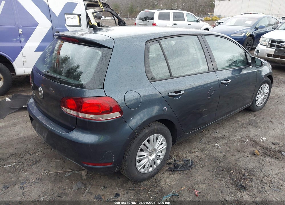 2012 VOLKSWAGEN GOLF 2.5L 4-DOOR VIN: WVWDB7AJ6CW249058
