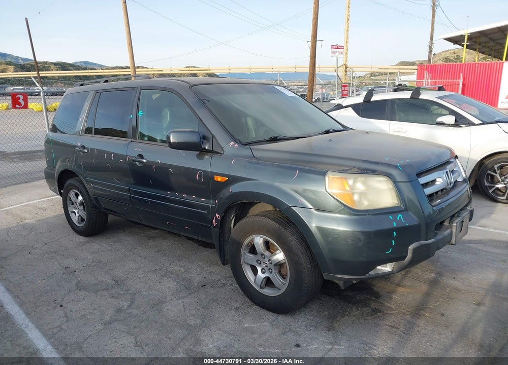 2006 HONDA PILOT EX-L VIN: 2HKYF18576H500661
