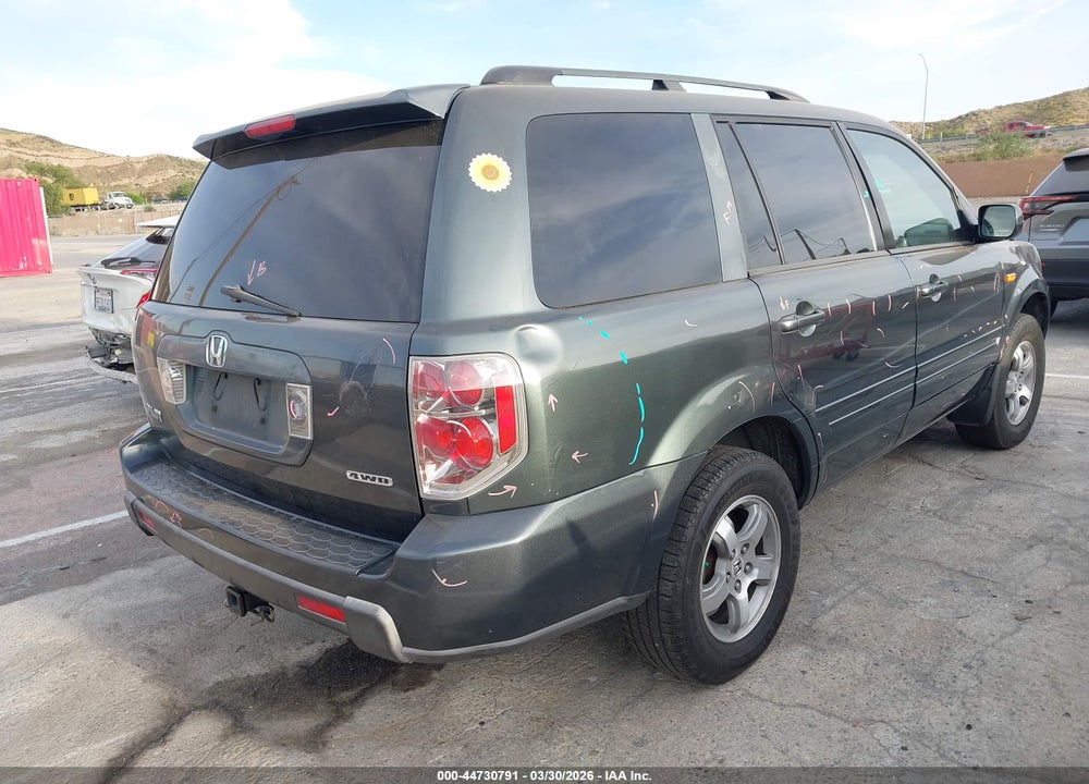 2006 HONDA PILOT EX-L VIN: 2HKYF18576H500661