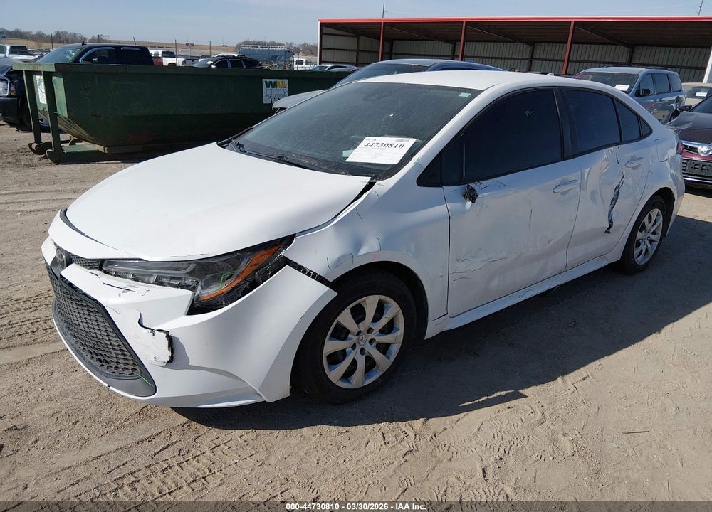2020 TOYOTA COROLLA LE VIN: 5YFEPRAE9LP093806