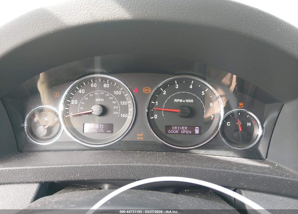 2008 JEEP GRAND CHEROKEE LAREDO VIN: 1J8GR48K58C197610