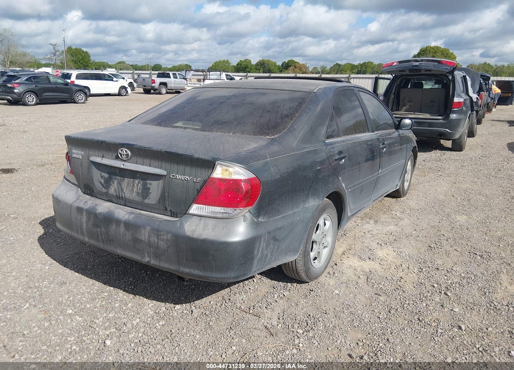 2005 TOYOTA CAMRY LE VIN: 4T1BE32K45U043830
