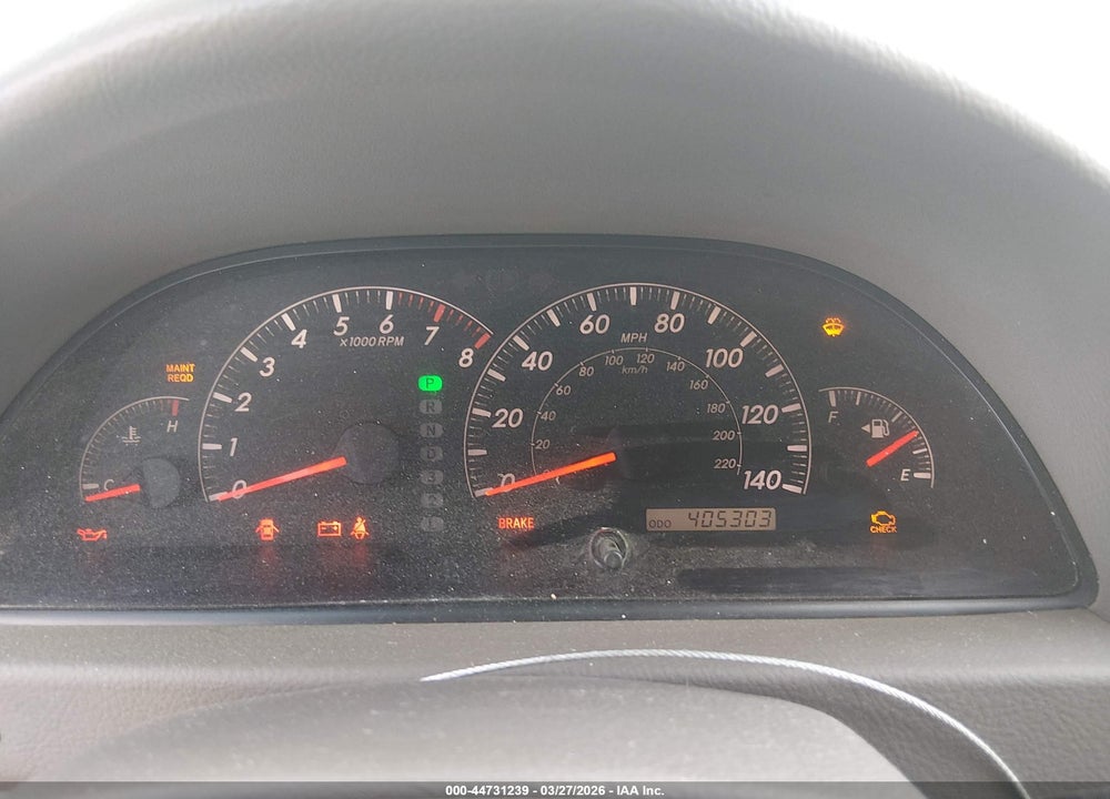 2005 TOYOTA CAMRY LE VIN: 4T1BE32K45U043830