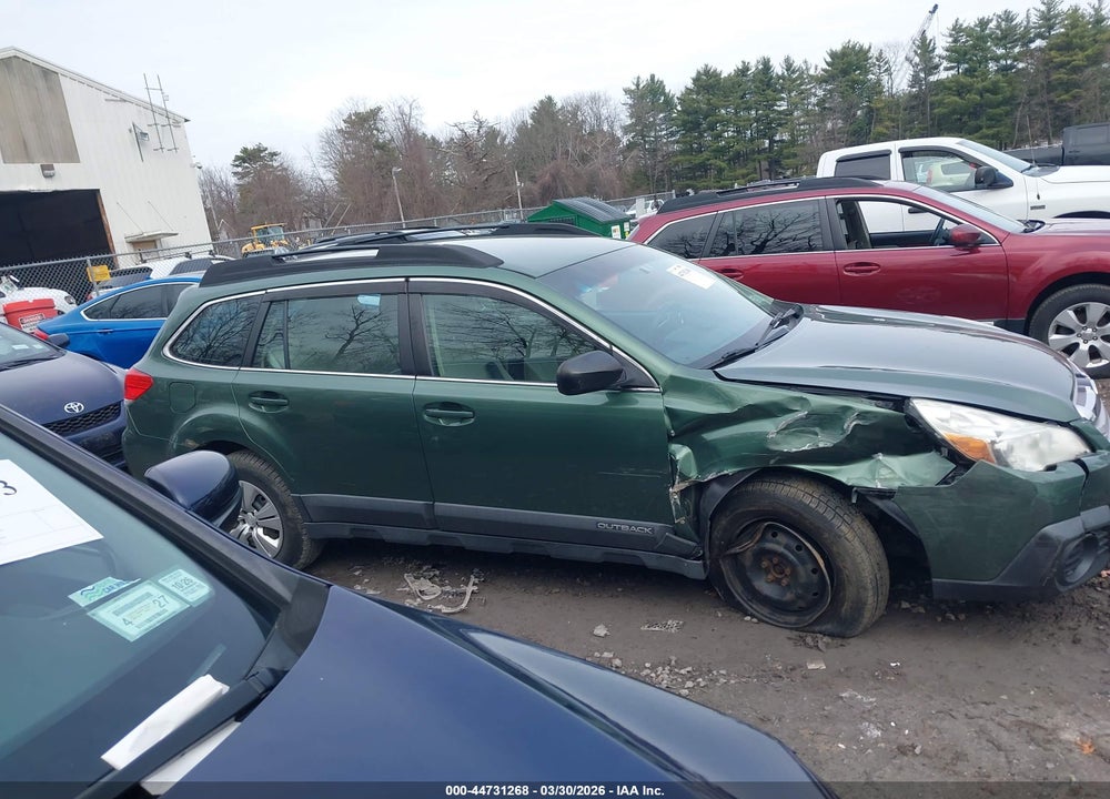 2014 SUBARU OUTBACK 2.5I VIN: 4S4BRBAC8E3260974