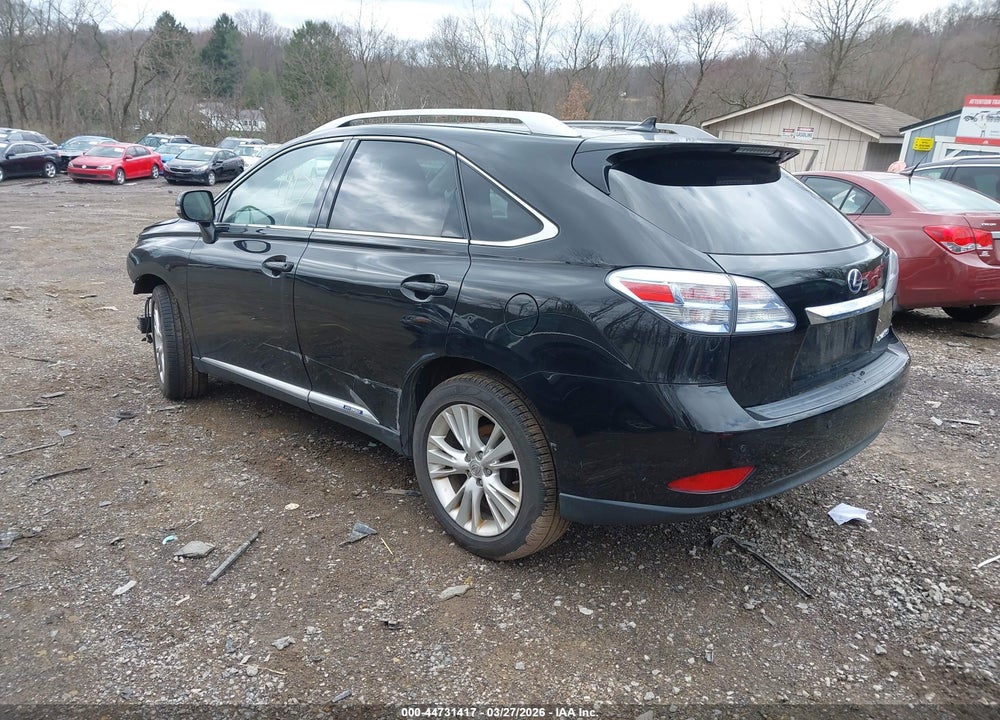 2012 LEXUS RX 450H VIN: JTJBC1BA3C2427691