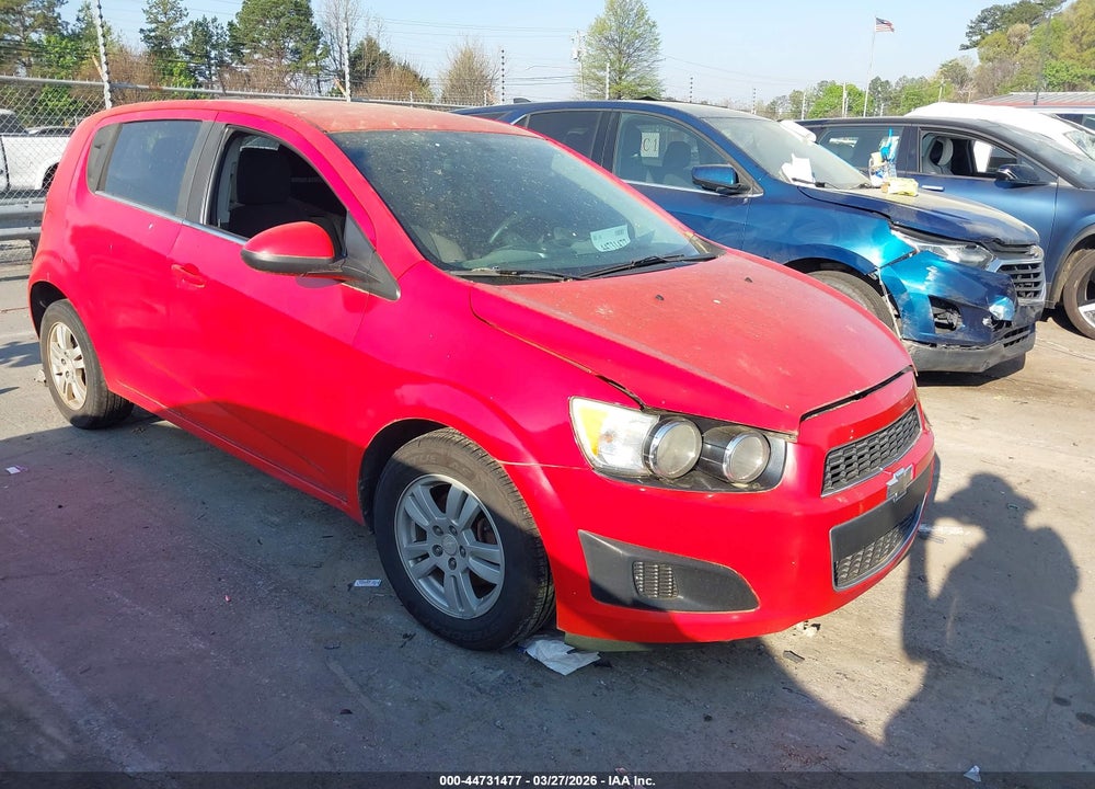 2015 CHEVROLET SONIC LT AUTO VIN: 1G1JC6SH7F4160503