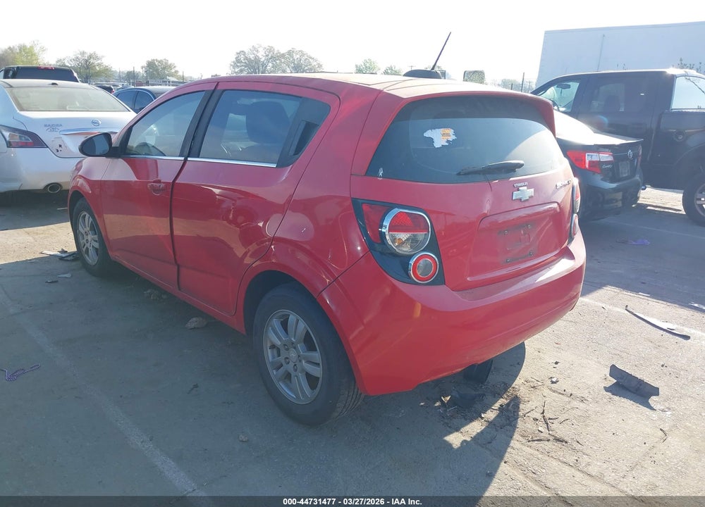 2015 CHEVROLET SONIC LT AUTO VIN: 1G1JC6SH7F4160503