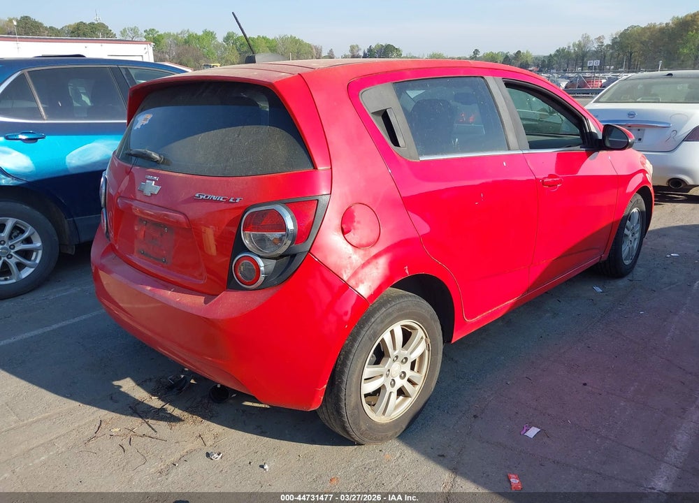 2015 CHEVROLET SONIC LT AUTO VIN: 1G1JC6SH7F4160503