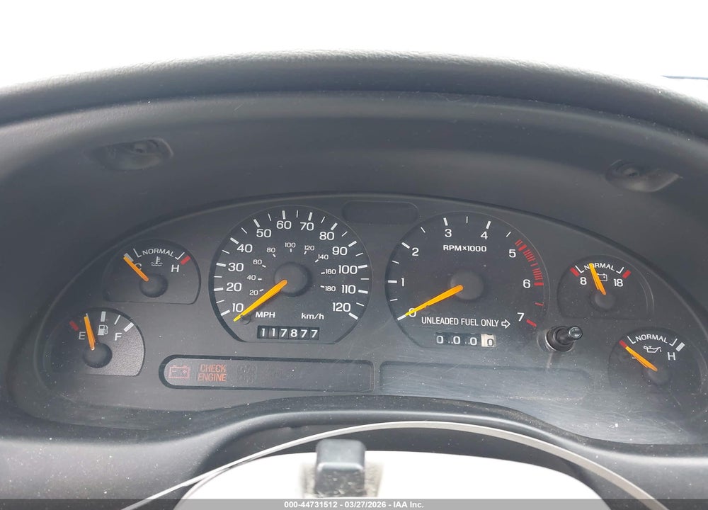 1997 FORD MUSTANG VIN: 1FALP4042VF112652