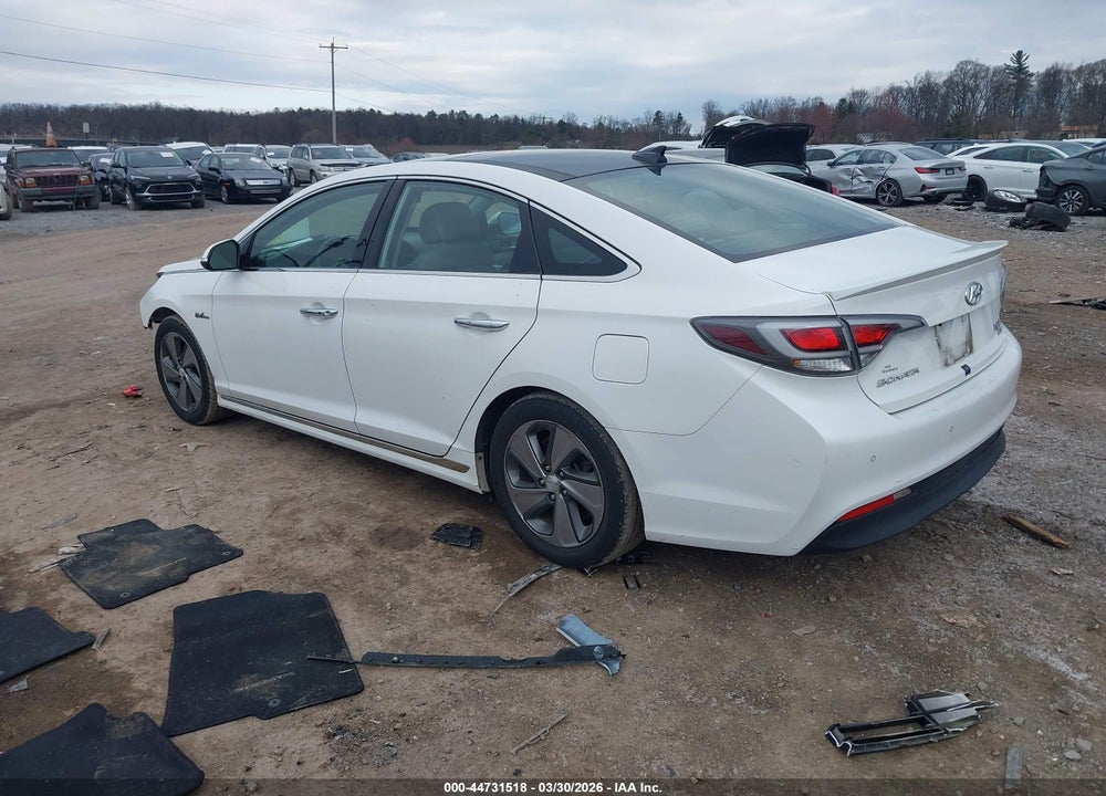 2017 HYUNDAI SONATA HYBRID LIMITED VIN: KMHE34L38HA062337
