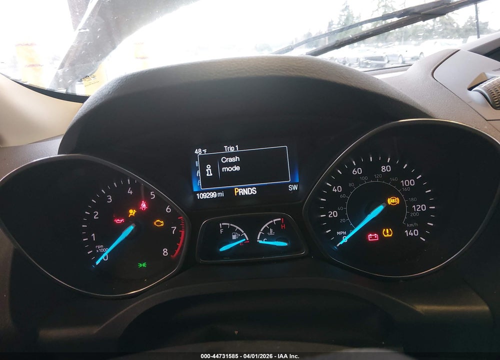 2017 FORD ESCAPE S VIN: 1FMCU0F79HUE75104