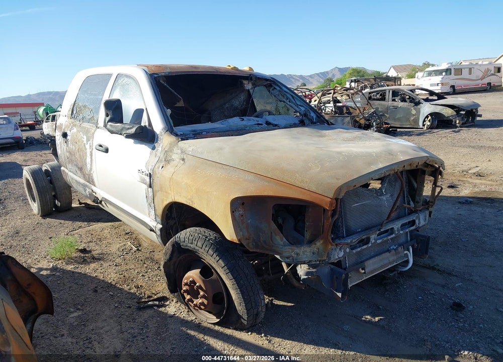 2007 DODGE RAM 3500 SLT VIN: 3D7MX49C37G722009
