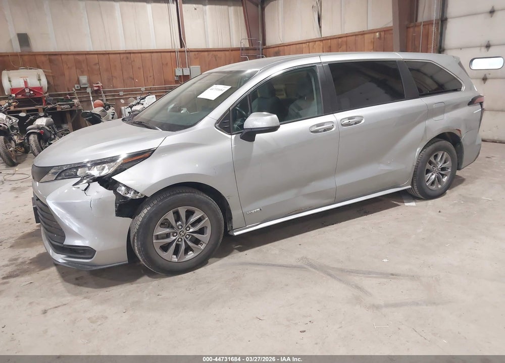 2021 TOYOTA SIENNA LE VIN: 5TDKSKFC5MS036060
