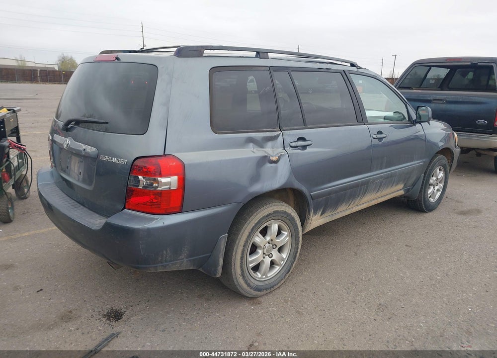 2005 TOYOTA HIGHLANDER V6 VIN: JTEEP21A750087645