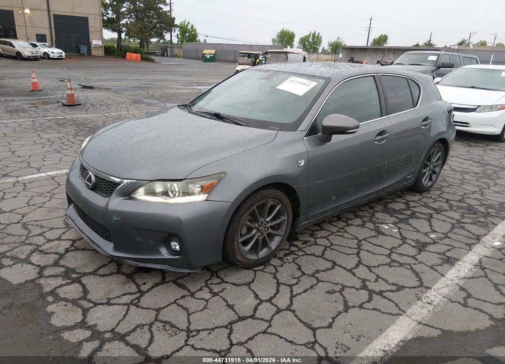 2013 LEXUS CT 200H VIN: JTHKD5BH9D2129585