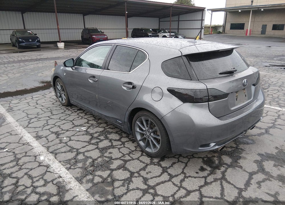 2013 LEXUS CT 200H VIN: JTHKD5BH9D2129585