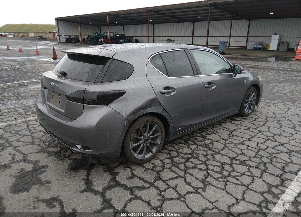 2013 LEXUS CT 200H VIN: JTHKD5BH9D2129585