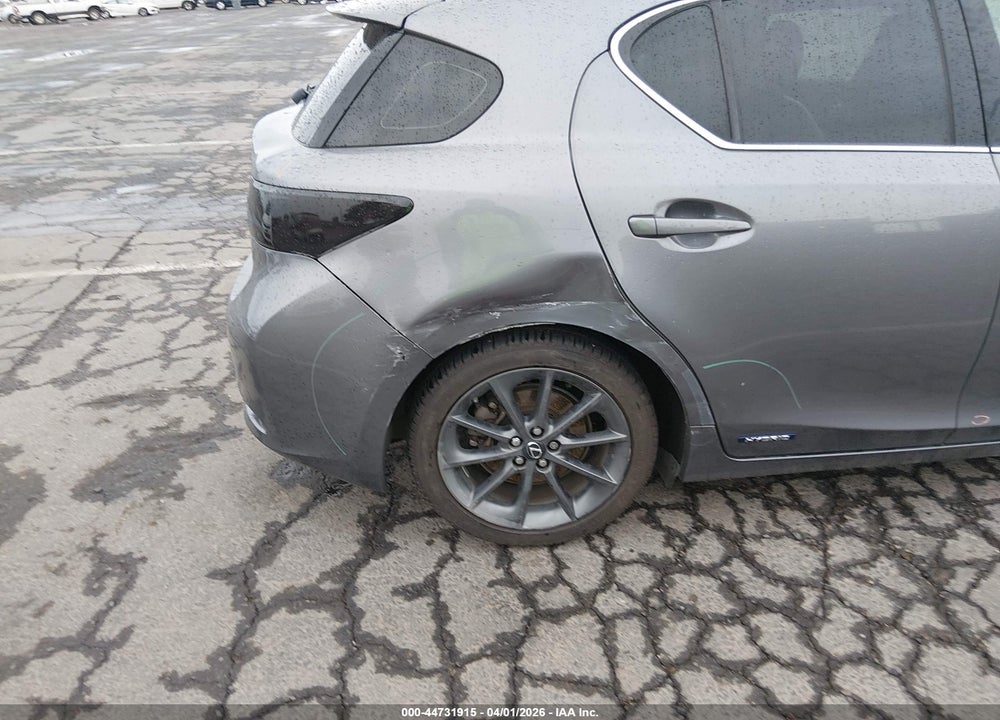 2013 LEXUS CT 200H VIN: JTHKD5BH9D2129585