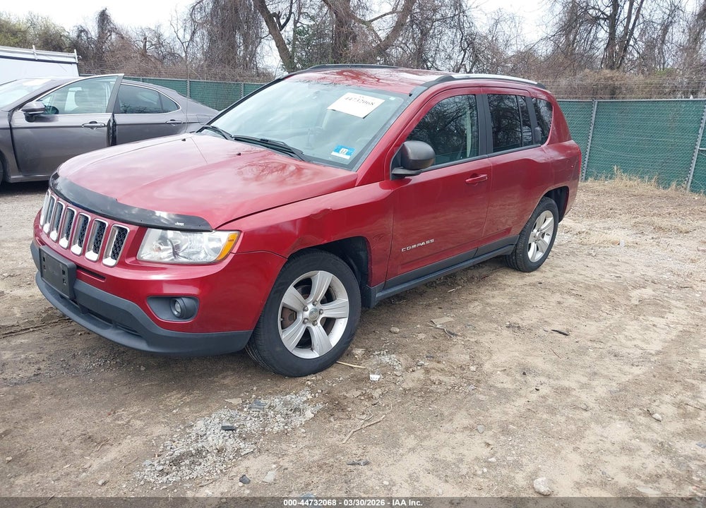 2012 JEEP COMPASS LATITUDE VIN: 1C4NJDEB2CD563584