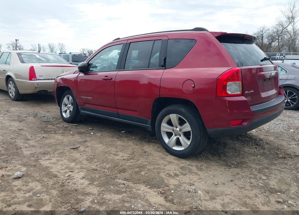 2012 JEEP COMPASS LATITUDE VIN: 1C4NJDEB2CD563584