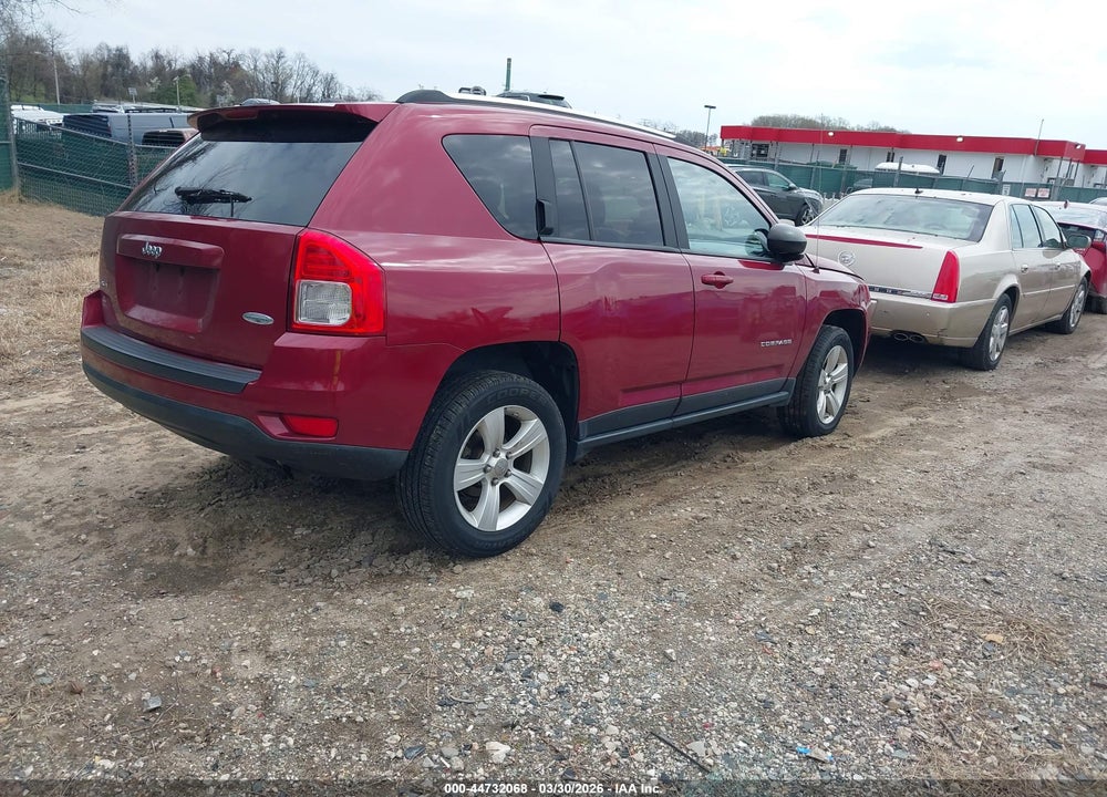 2012 JEEP COMPASS LATITUDE VIN: 1C4NJDEB2CD563584