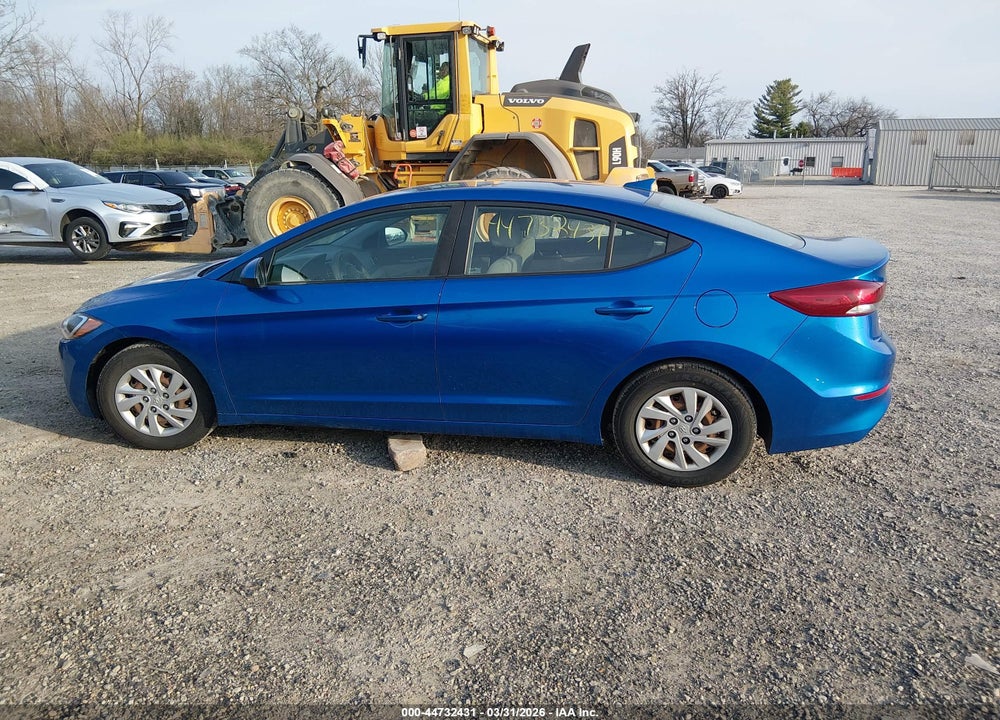 2017 HYUNDAI ELANTRA SE VIN: 5NPD74LF3HH209140