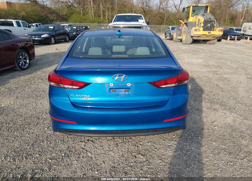 2017 HYUNDAI ELANTRA SE VIN: 5NPD74LF3HH209140