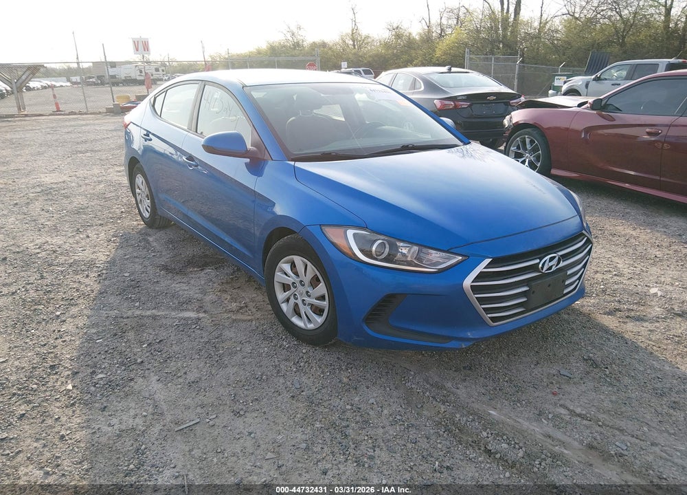 2017 HYUNDAI ELANTRA SE VIN: 5NPD74LF3HH209140