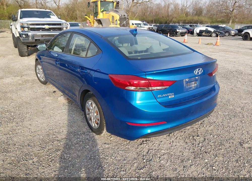 2017 HYUNDAI ELANTRA SE VIN: 5NPD74LF3HH209140