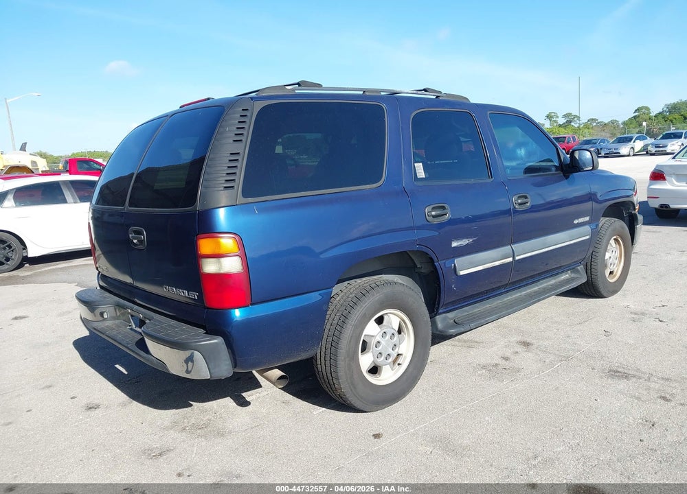 2002 CHEVROLET TAHOE LS VIN: 1GNEC13Z92R163264
