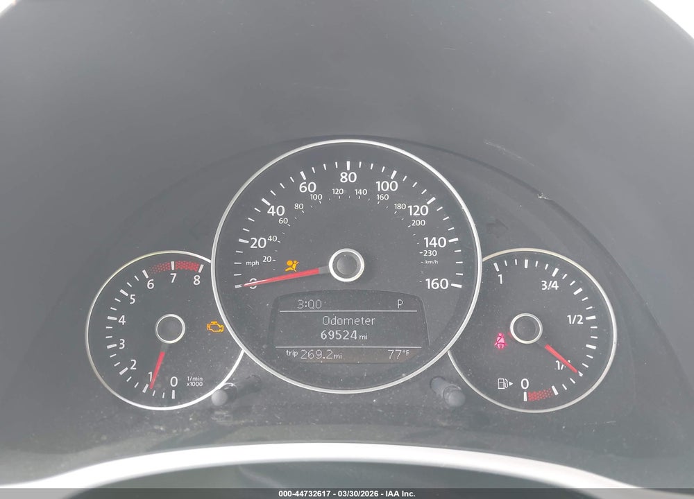 2012 VOLKSWAGEN BEETLE 2.5L VIN: 3VWJP7AT0CM638992