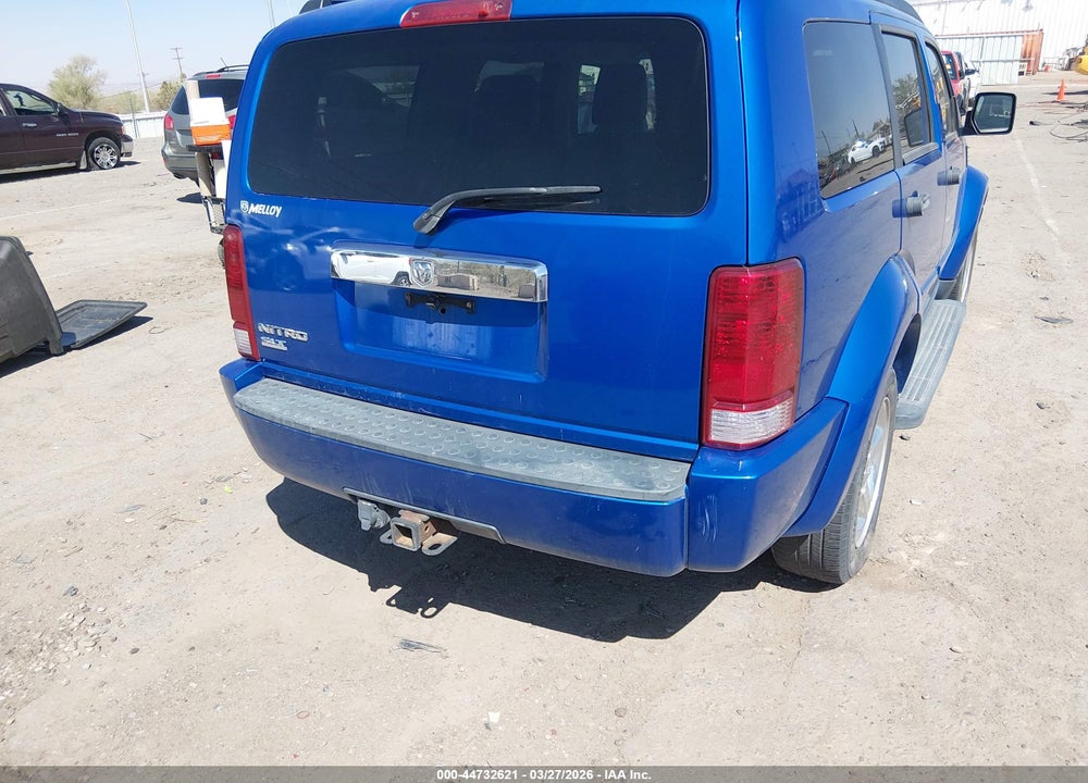 2007 DODGE NITRO SLT/RT VIN: 1D8GT58K97W689327