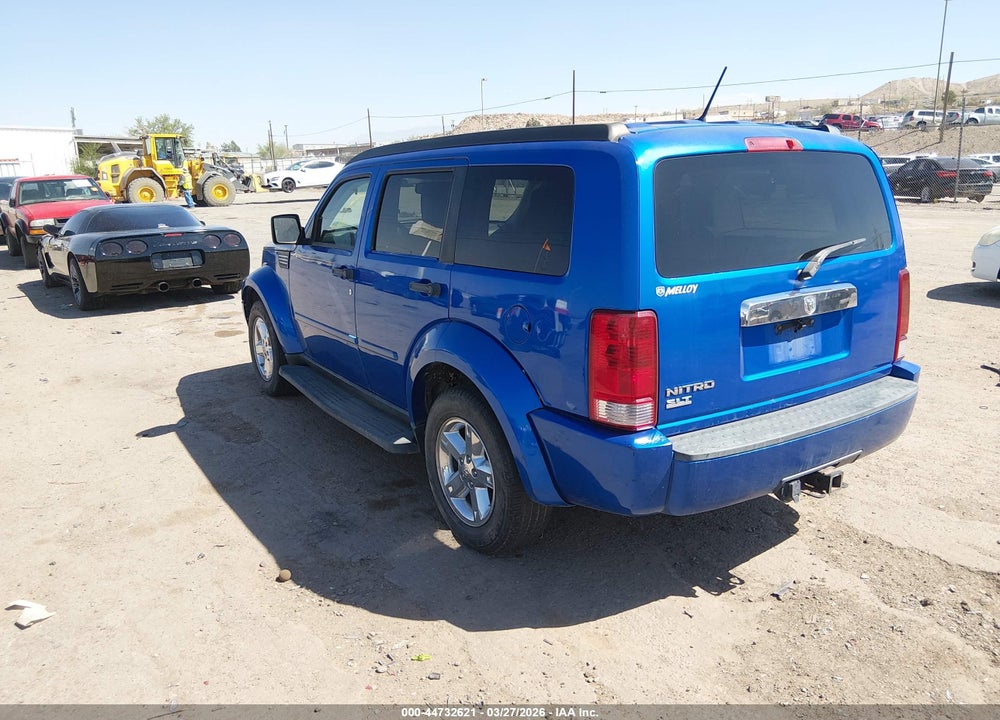 2007 DODGE NITRO SLT/RT VIN: 1D8GT58K97W689327