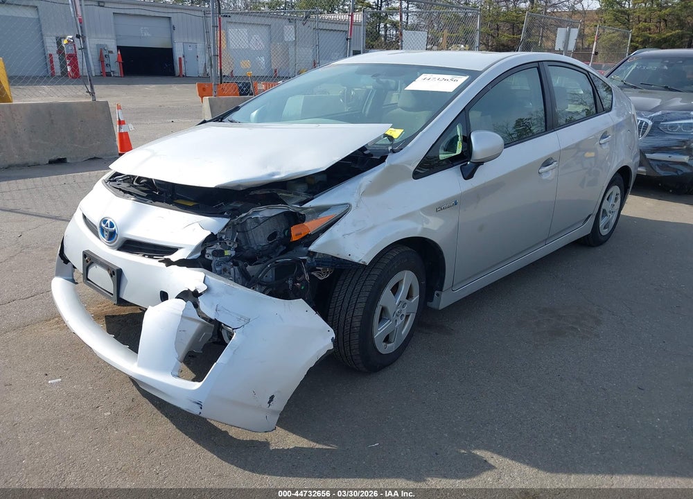 2010 TOYOTA PRIUS II VIN: JTDKN3DU6A0240485