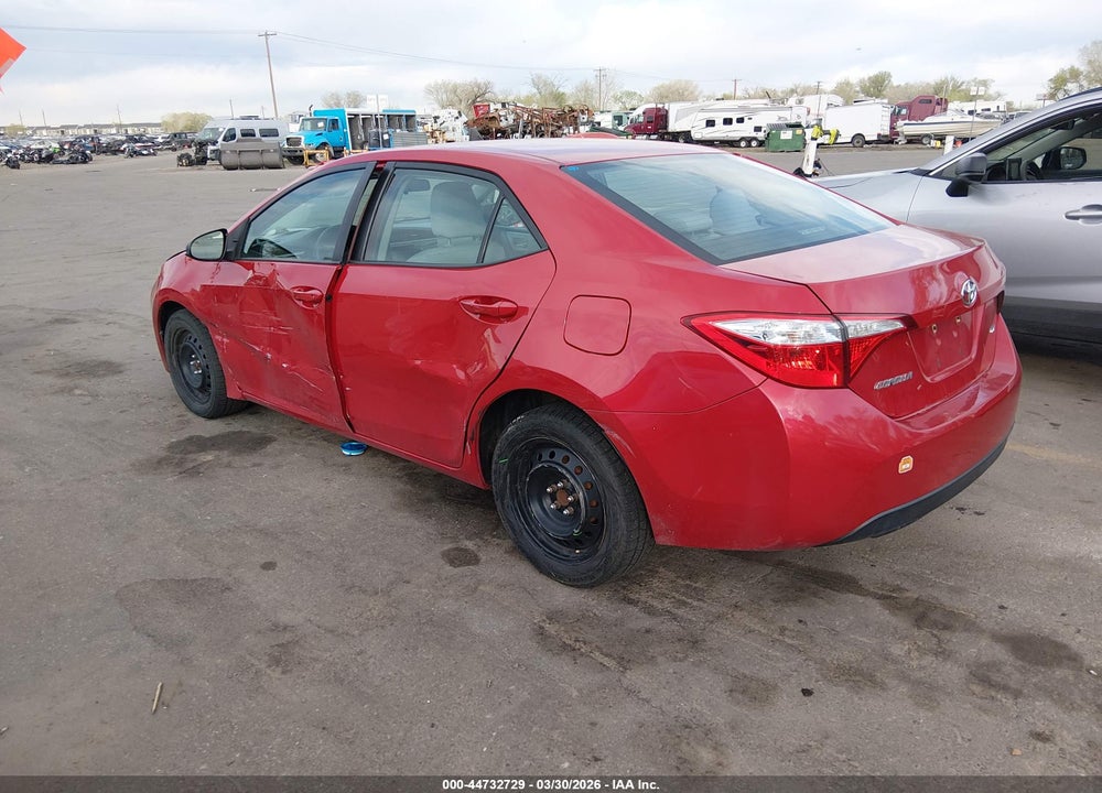 2015 TOYOTA COROLLA LE VIN: 2T1BURHE9FC275785