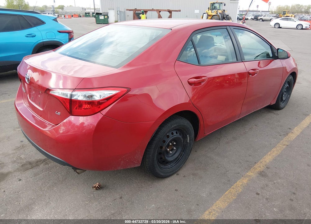 2015 TOYOTA COROLLA LE VIN: 2T1BURHE9FC275785