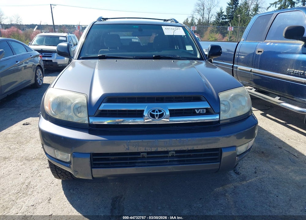 2005 TOYOTA 4RUNNER SR5 V8 VIN: JTEBT14R858027711